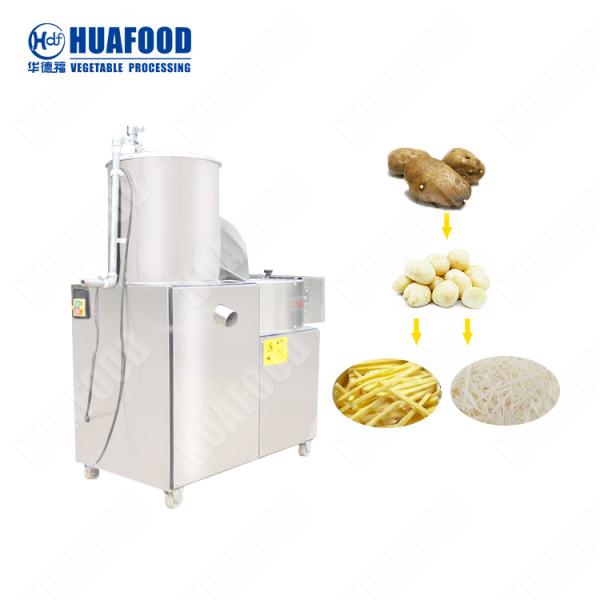 Multi-Function Automatic Peeling & Cutting Machine/Potato Chips Slicing Machine Commercial Potato Peeler