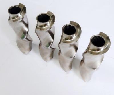 Segmentos migrados padrão dos elementos de máquina da extrusora de parafuso do gêmeo do GB 316L únicos Elongational