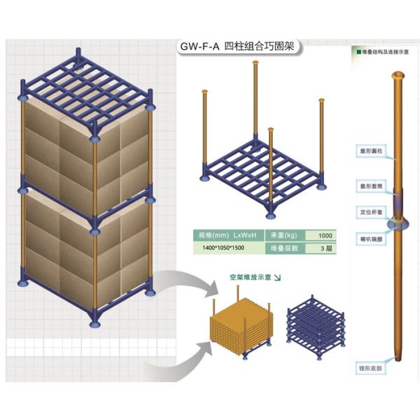 Heavy Trucks Automotive Spare Parts Customizable Stacking Shelves Adjustable Auto Industry Steel Tire Rack