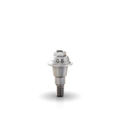 Pilier conique Mini Neodent GM, Titane, 0,8 mm, Pilier droit multiple 115.243