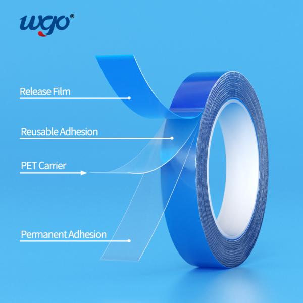 Clear Sticky Double Sided Adhesive Roll Tape For Household Office School