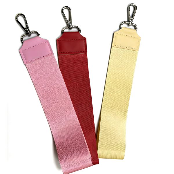 DANSKY Custom Woven Polyester Webbing Keychain Carabiner Hook Wrist Lanyard Keychain Outdoor Short Bag Keychains