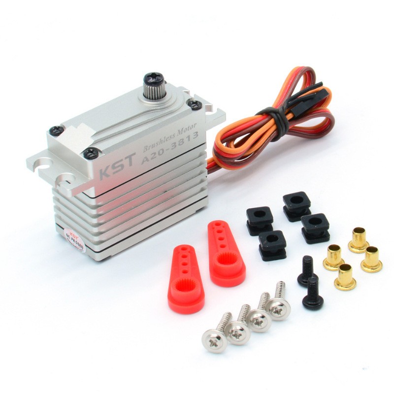 Factory Outlet KST A20-3813 All-Metal Robot Arm With 43KG Large Torque Hollow Cup High Quality Brushless Motor For RC Use