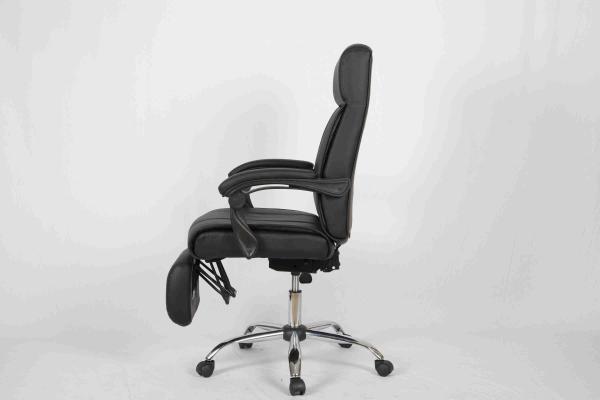 Multi function Home Office Computer Chair PVC Leather High Back Recliner With Footest
