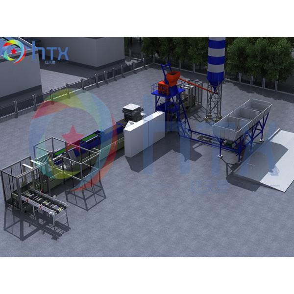 Производственная линия полуфабрикат автоматической стены 3d конкретная выросла в питательной среде камень делая машину