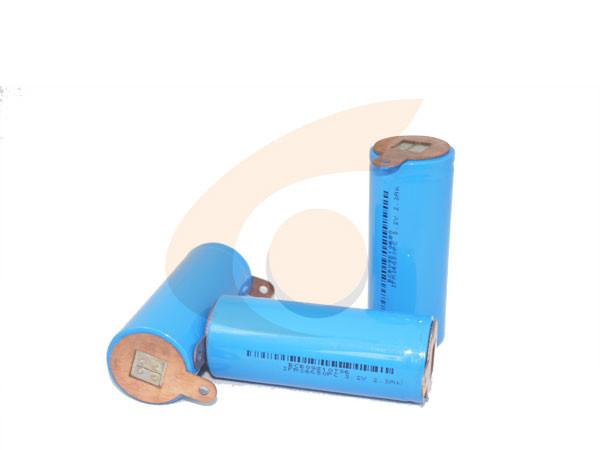 Rechargeable IFR26650 3.2V LiFePO4 Battery 2350mAh With Tabs For Back Up Power