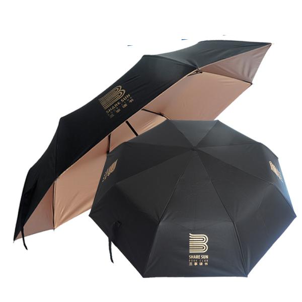 Custom Logo Printing Umbrella Automatic Folding Sun Shade for Business and Promotions