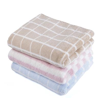 Panos de cara de toalha dos esportes de 34 x de 70cm Microfiber Coral Velvet Printed Super Absorbent