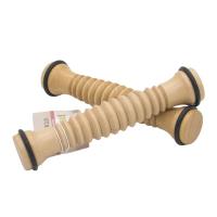 Forma de tornillo de rodillo de masaje de pie de madera de caucho- aliviar el dolor en el arco del pie, fascitis plantar, dolores musculares