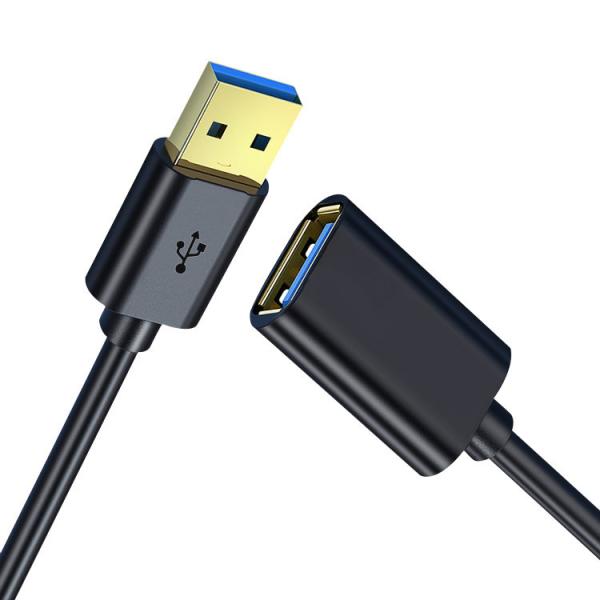 CE OEM Micro USB Male To Female Extension Cable Sync Transmission