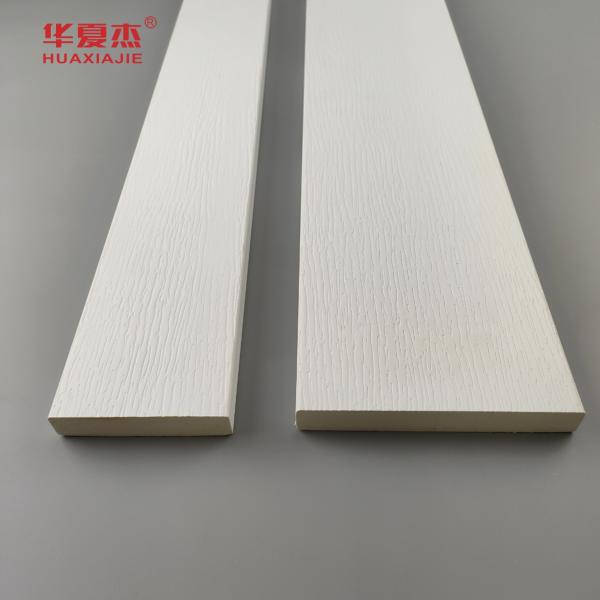 Square 、 trim board PVC Moldings PVC plank in White for Wide Range of Applications