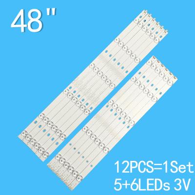 TV Backlight For  GC480M04 BOEI480WU1 48PFF5081/T3 48PFF5021/T3 GC48D11L-ZC21FG-03