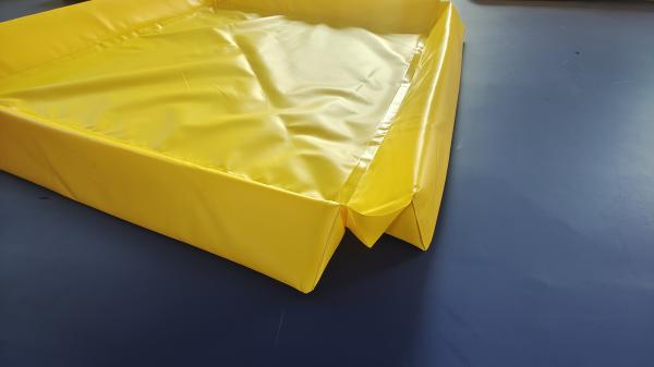 Berm de contenção de derrames de óleo para armazenamento externo de combustível químico