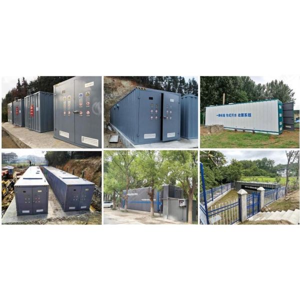Modular Mobile Integrated Wastewater Treatment Equipment Rapid Deployment For Farm/Scenic/Construction Site
