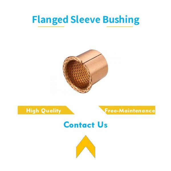 Flange Bronze Bushing Cusn8 Phosphor Bronze Material