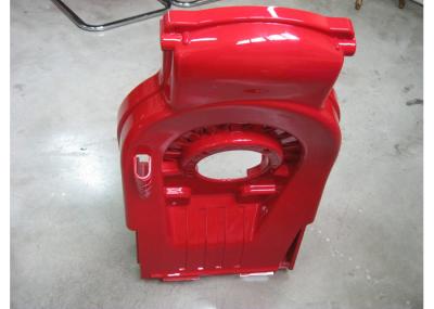 Serviços da modelação por injeção das peças de automóvel/modelação por injeção automotivo do ABS vermelho revestimento do brilho