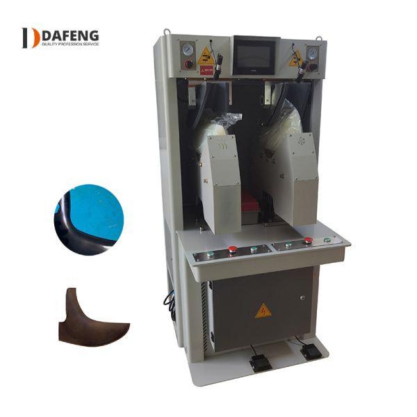 Ladies Leather Shoes Making Machine 3D Boots Upper Vamp Moulding Molding Crimping Machine