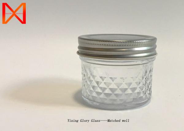 Non Toxic Inner Glass Storage Jars Low Expansion High Strength Keep Freshness