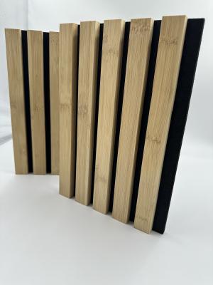 High Density Natural Bamboo Akupanel Sound Absorption Acoustic Wood Wall Panel