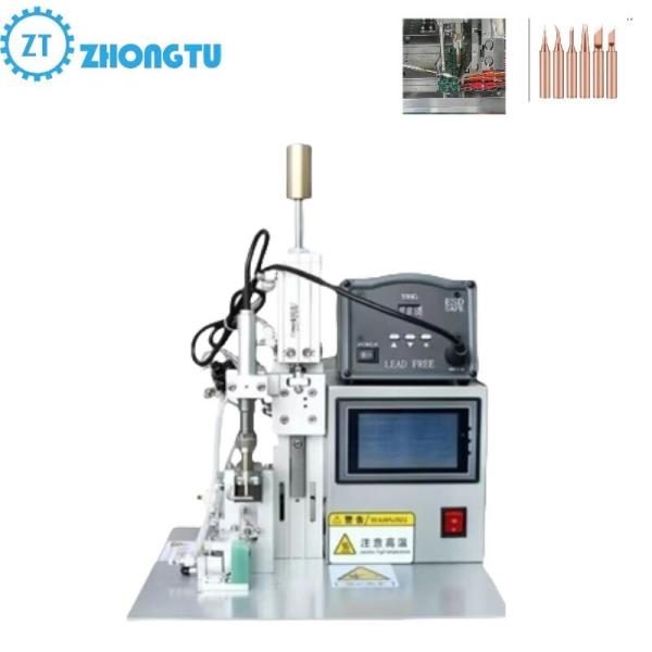 Good Quality Semi-Auto Wire Soldering Machine for Earphone Head Aviation Plug