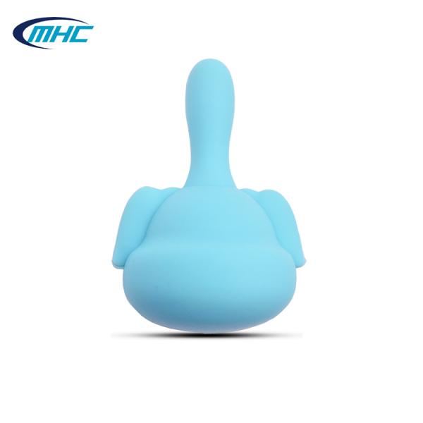 Chewable Soft Silicone Baby Teether Brush Cute Piggy Shape BPA Free