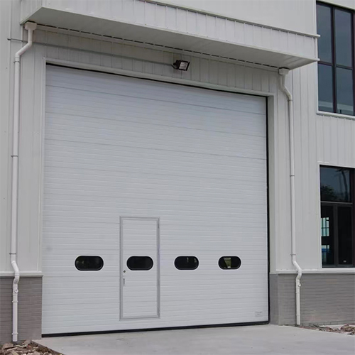 Vertical Lift Industrial Sectional Doors 0.2m/s-0.4m/s  For Power Generation Facilities
