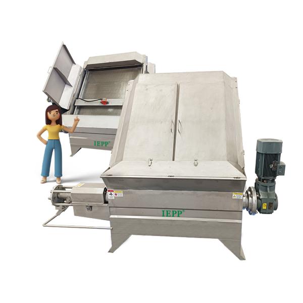 IEPP Manufacturer Factory Fresh Cow Dung Screw Press Dehydrator Supplier Dairy Swine Farm Manure Dewatering Screen Separator