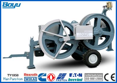 Tensor hidráulico aéreo de 50kN 5T com o motor diesel de Cummins do redutor de velocidade de Rexroth do alemão