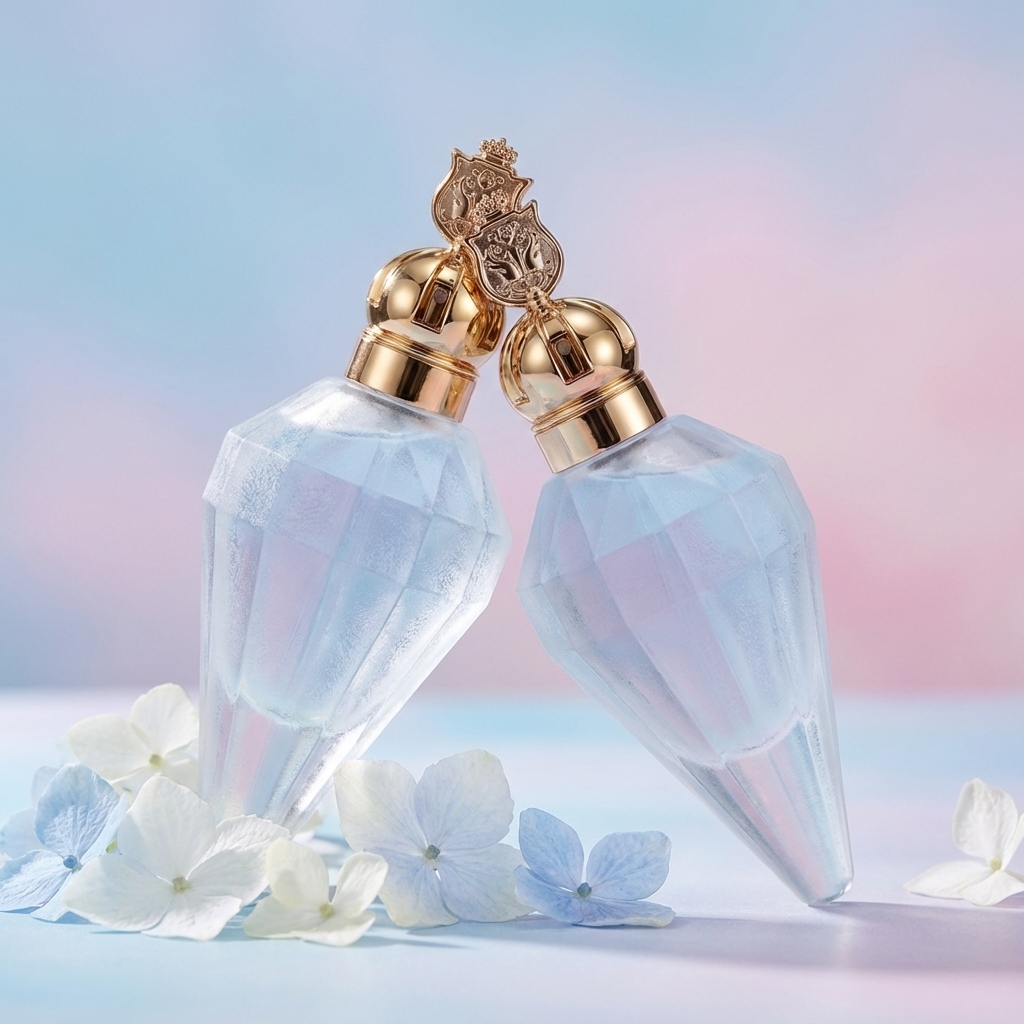 Anding Supplier Premium Custom 90ml Rhombus Refillable Spray Luxury Empty Glass Perfume Bottle
