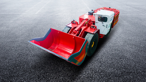 WJ-4 Underground Compact Wheel Loader Lightweight Load Haul Dump Machine