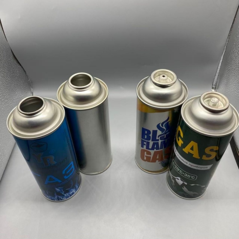 Tinplate 65mm Refillable Butane Gas Canister for Long-Term Fuel Storage Stability