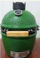 Mini Kamado Grills Charcoal Cooking in Ceramic (big green egg series-JX1200-E -GR)