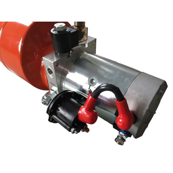 Unidad anaranjada de la energía hydráulica del acuerdo de DC del tanque de acero 6L para el remolque de la descarga