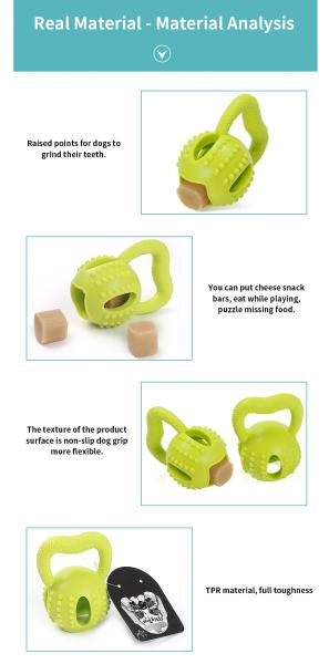 Sustainable TPR Dog Toys Interactive Dog Training Toys Customized