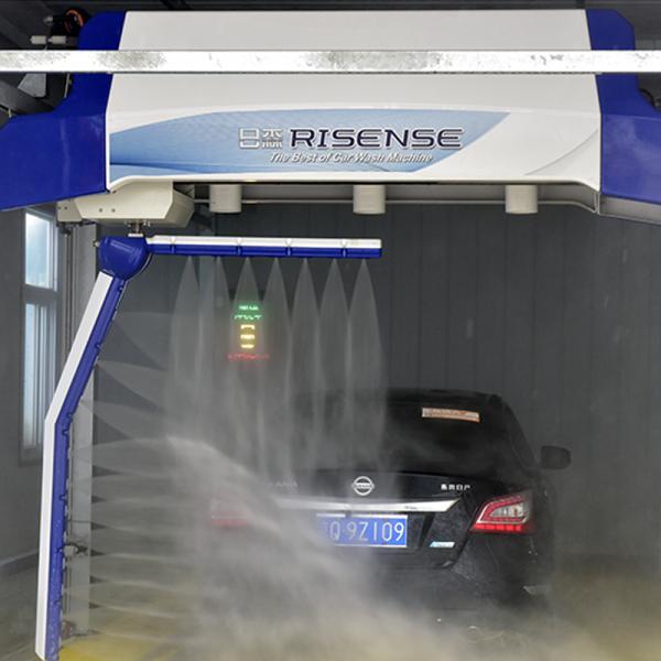 Qingdao Risense 360 Full Automatic Car Wash Equipment Touch Free Car Wash with air Dryer and lava Shampoo