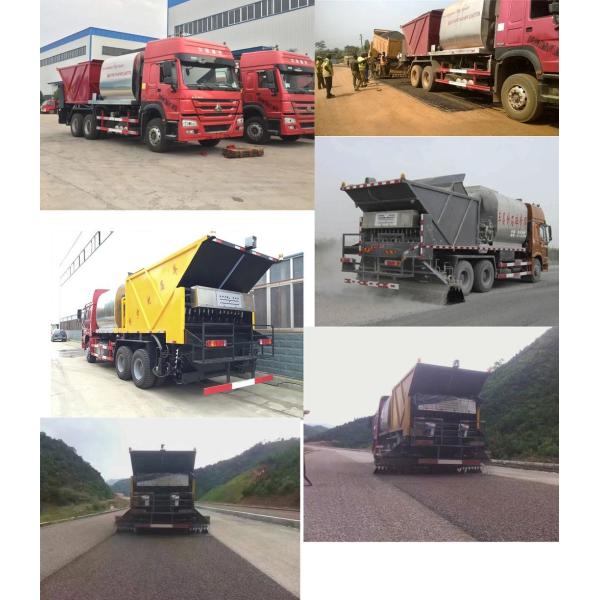 HOWO Construction Asphalt Rubber Chip Sealer Macadam Gravel Synchronous Truck