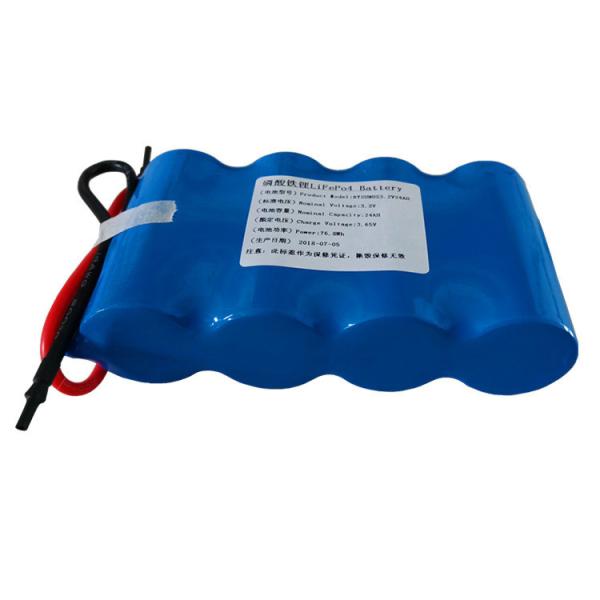 Over Discharge Protection 3.2V 24Ah LiFePO4 Battery Pack, 76.8Wh Rechargeable Lithium Iron Phosphate Battery with BMS for Street Lamp, CE China Manufacturer