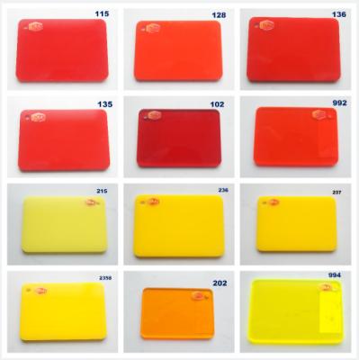Custom Colored Acrylic Red Translucent Acrylic Sheet For Unique And Personalized Designs 3mm Cast Acrylic Sheet