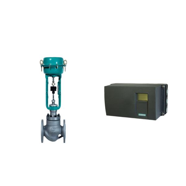 Pneumatic Control Valve Positioner Siemens SIPART PS2 And Burket Solenoid Valve