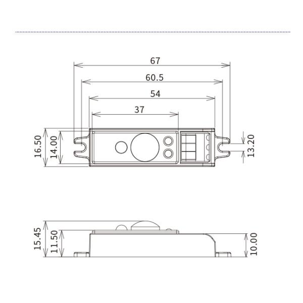 HNS133DHPIR 12V PIR датчик сбора дневного света 8mA для светодиодной панели