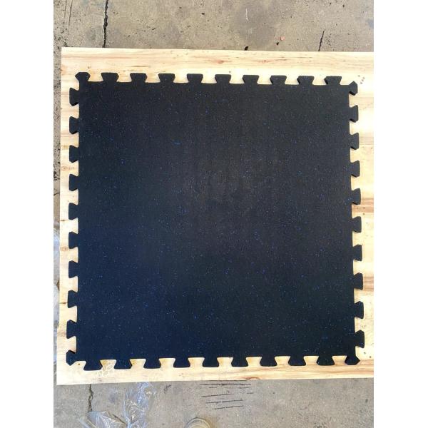 100*100cm Size Interlocking Rubber Floor Tiles for Playground and Gym Fitness 50*50cm Thickness 15mm-50mm