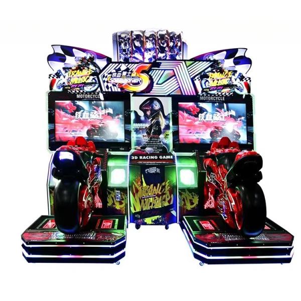 42 Inch Screen Moto Racing Simulator Motorcycle Gaming Simulator 400 Watt