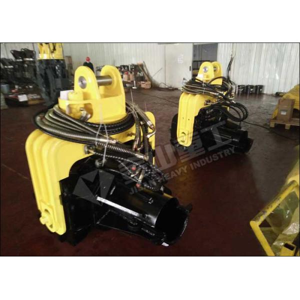 No Damage Vibratory Pile Hammer , CAT320 CAT330  Excavator Mounted Vibratory Hammer