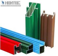 La protuberancia de la ventana de aluminio de Customerized perfila 6005 acabados de madera/6061/6063