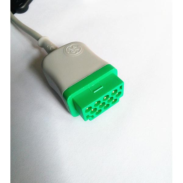 GE - Marquette Responder ECG Cable And Leadwires , 11Pins Green Connector