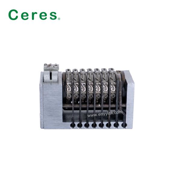 Backward 7 Digits Leibinger Numbering Machine Parts Last Two Digits Sinkable