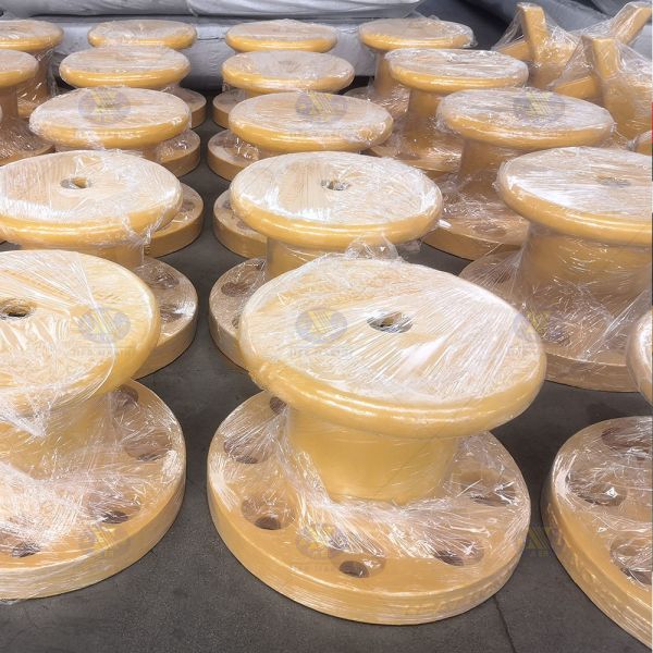 Bolardo marino de acero fundido/hierro fundido para delfines de atraque para puertos, soluciones de amarre marino