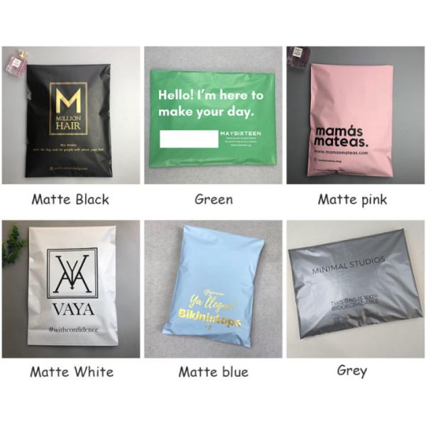 Biodegradable Wholesale Sustainable Custom Printed BIO Logo ECO Pack Mailers Pla Packaging Bag For Clothing