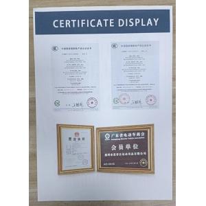 Huizhou Xingqishi Sporting Goods Co., Ltd. Certifications