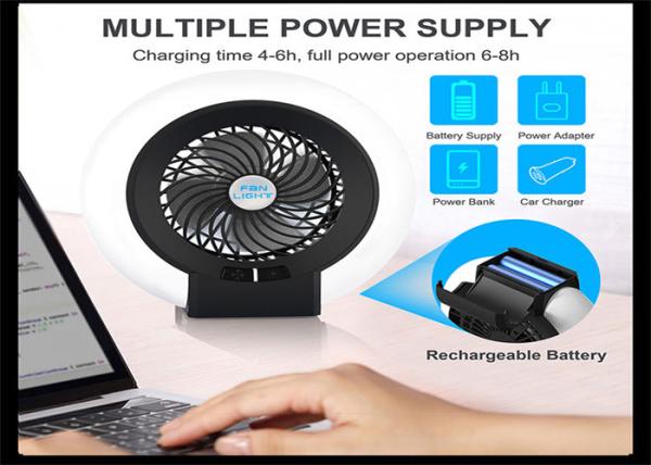 High Bright 20w Dimmable Modern LED Ceiling Fan Light Long Working Time